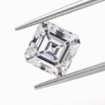 Asscher memotong Moissanite