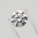 Round 8 hearts & 8 arrows cut Moissanite 01