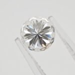 Round 8 hearts & 8 arrows cut Moissanite 02