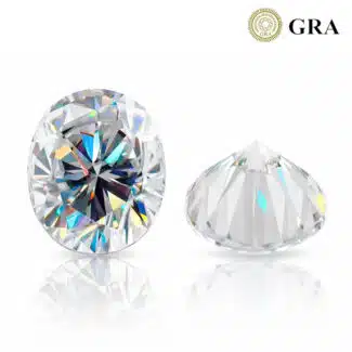 oval cut moissanite loose gemstones