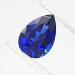 pear cut lab grown blue sapphire 01