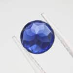 round cut lab grown blue sapphire 02