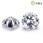 pierres précieuses en vrac moissanite de coupe ronde