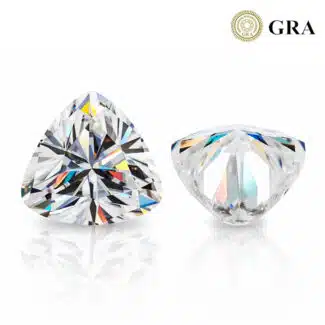 pierres précieuses en vrac moissanite taillées en trillions