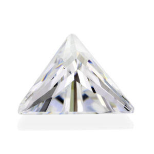 white triangle cut cubic zirconia 02
