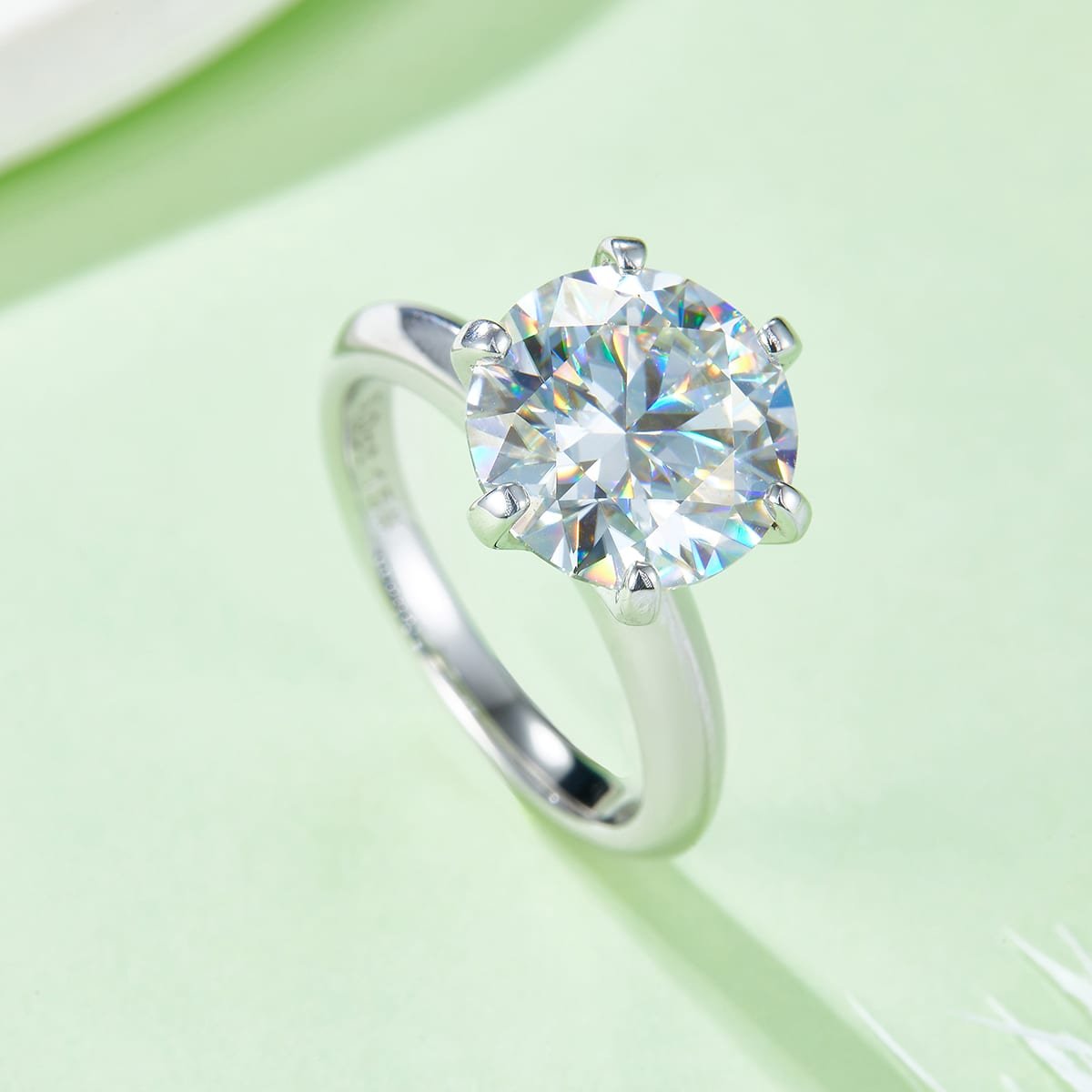 Anello di fidanzamento con moissanite M03J 01 anello di fidanzamento con moissanite m03j 01
