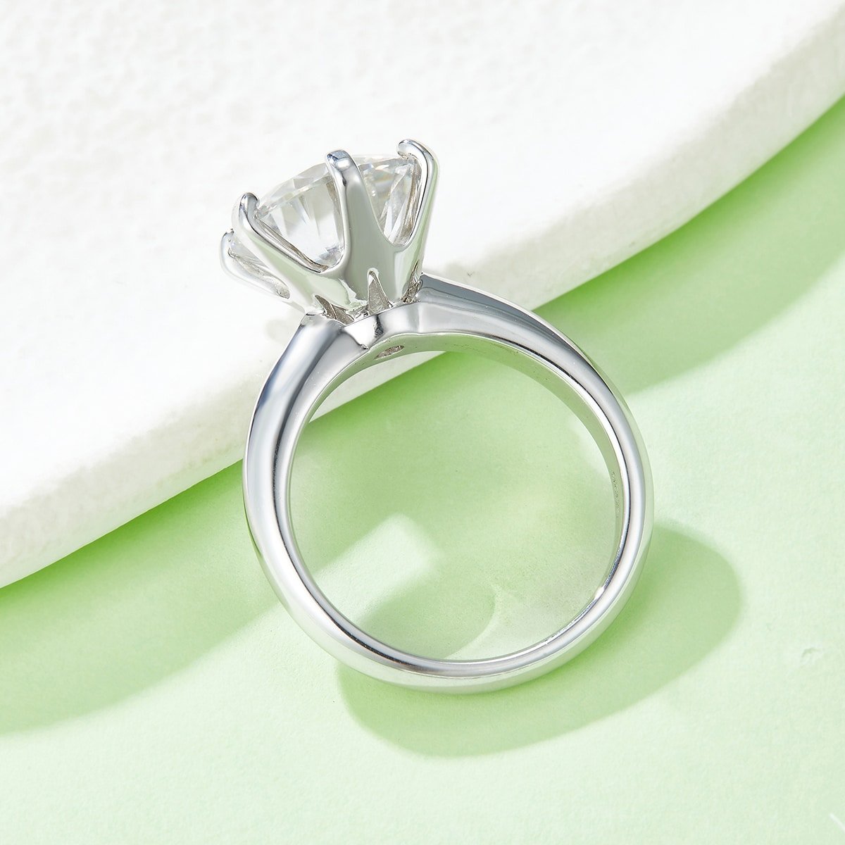 Anello di fidanzamento con moissanite M03J 02 anello di fidanzamento con moissanite m03j 02