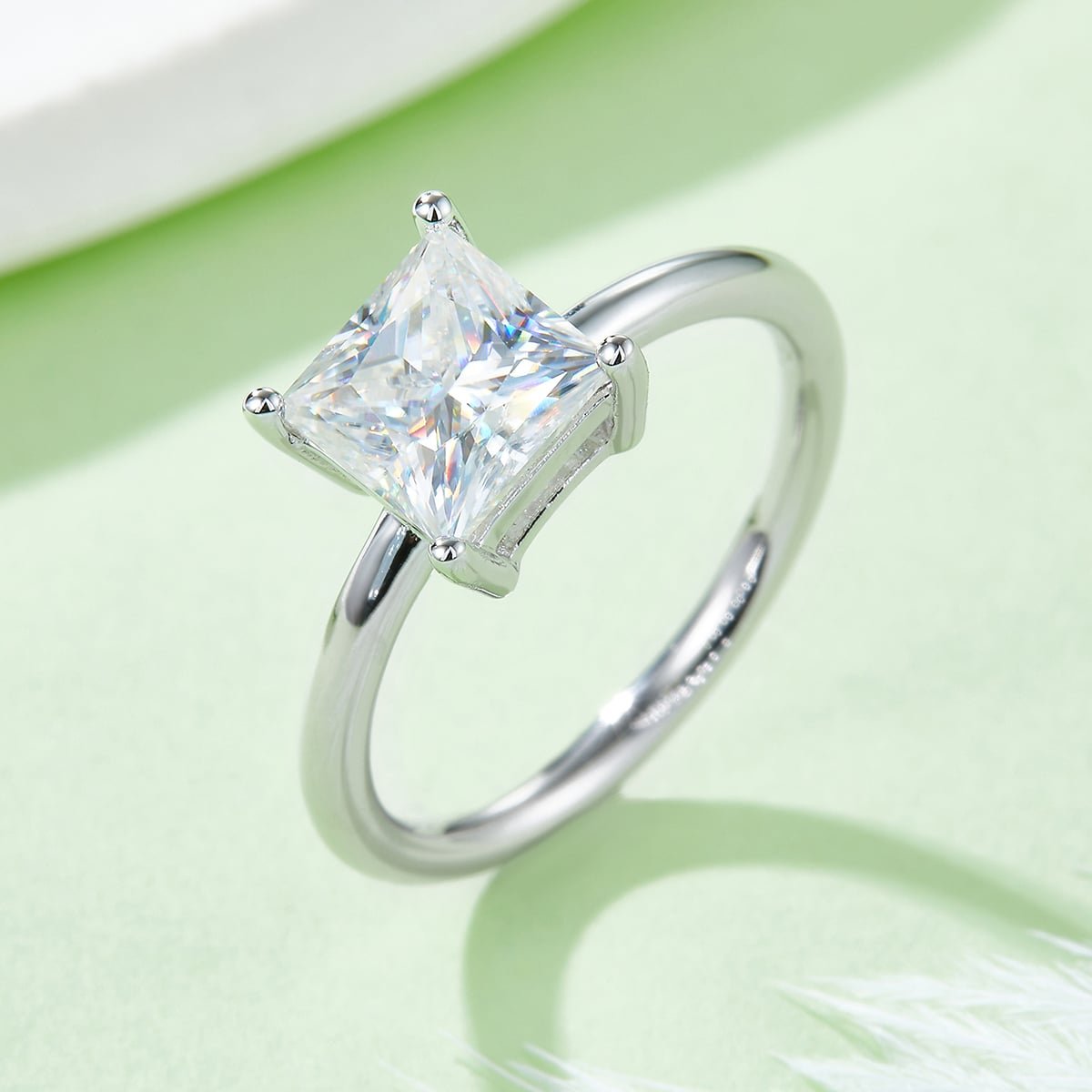 princess cut moissanite solitaire ring m90s 04