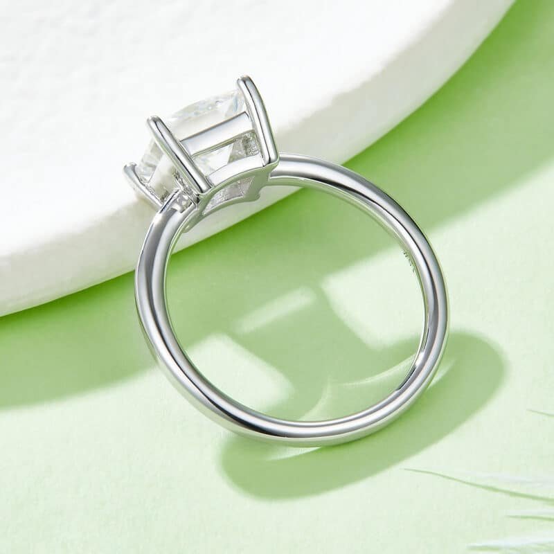 princess cut moissanite solitaire ring m90s 05
