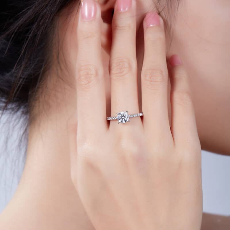 round cut moissanite engagement ring m91a 04