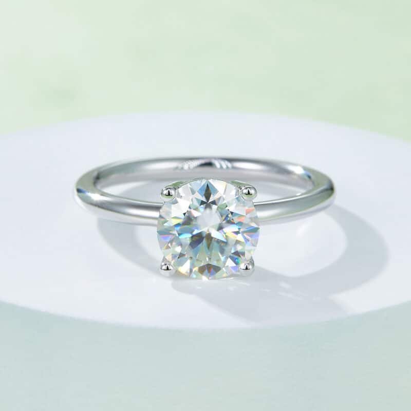 round cut moissanite solitaire ring m90o 06