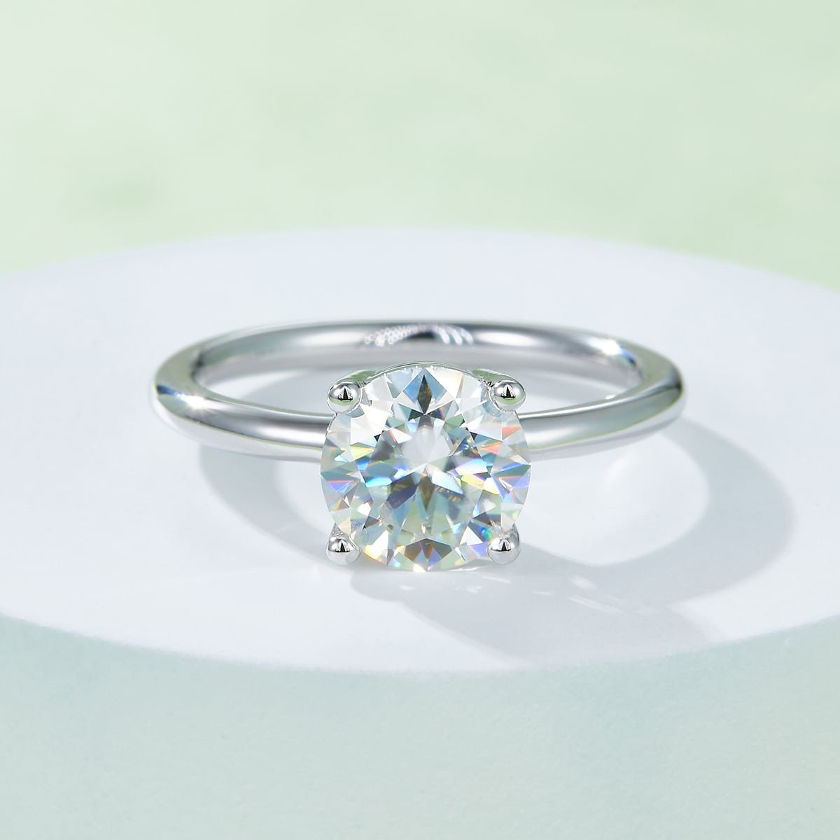 anel solitário de moissanita com corte redondo m90o 06