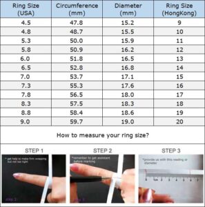 如何测量你的戒指尺寸