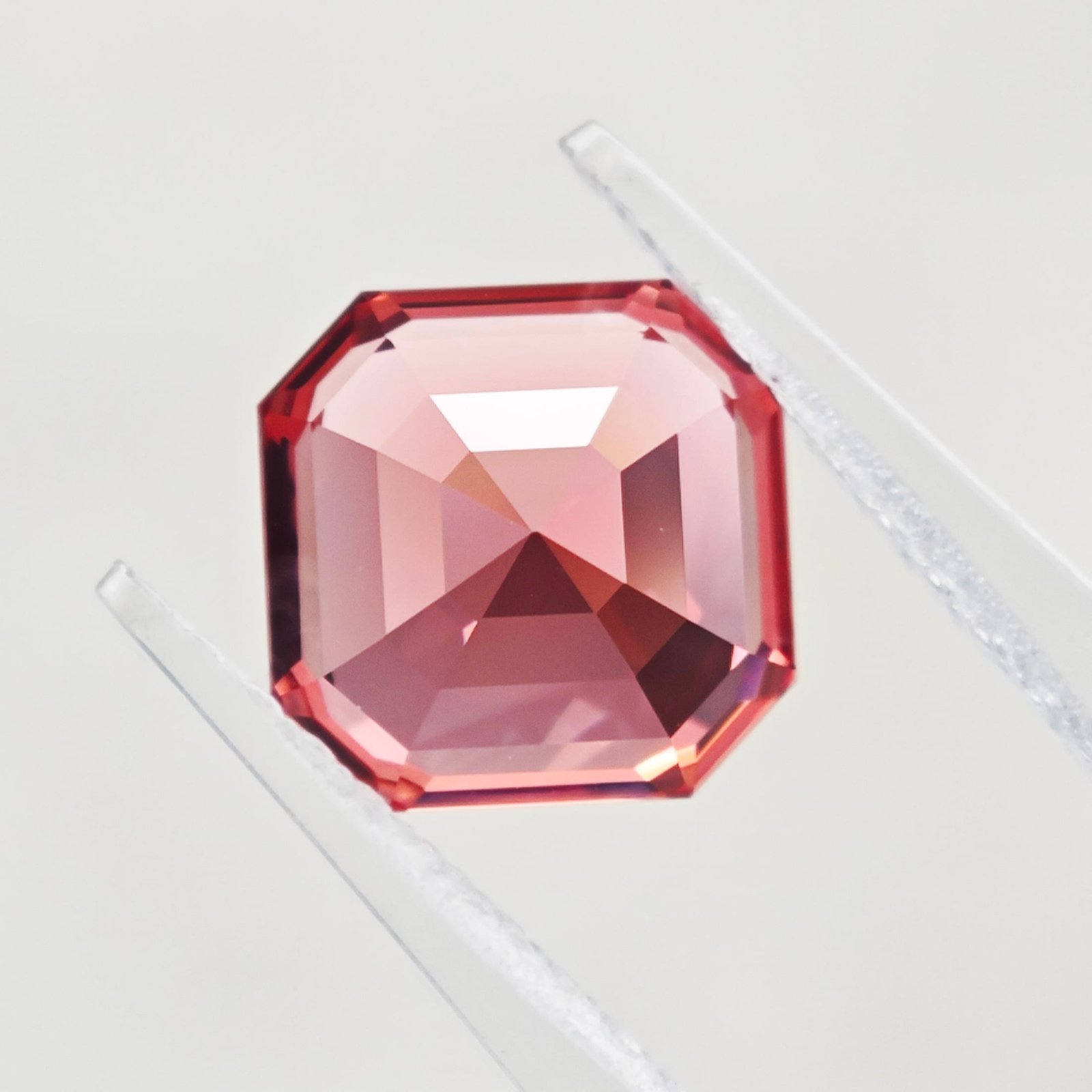 asscher cut lab grown padparadscha 02