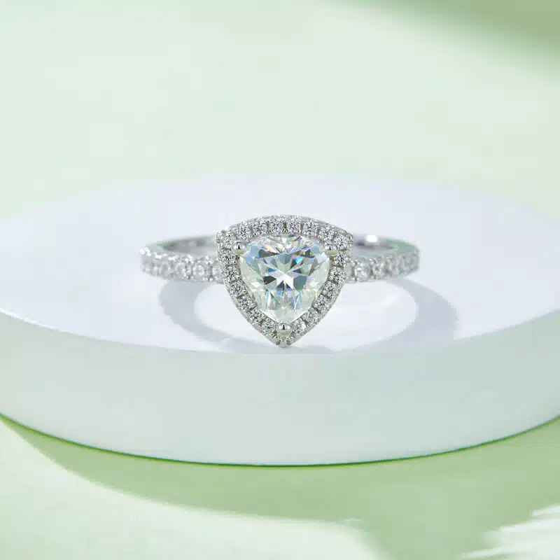 nhẫn halo moissanite cắt nghìn tỷ m96f 04