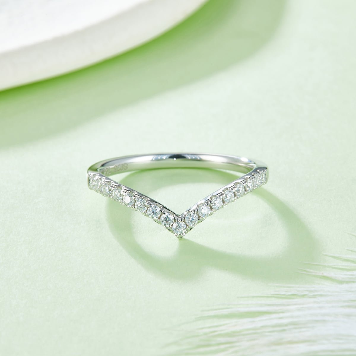 anello dell'eternità moissanite m38a 3