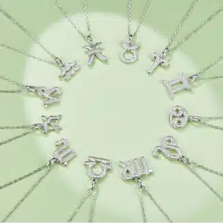 Colgantes de moissanita de los signos del zodíaco 1