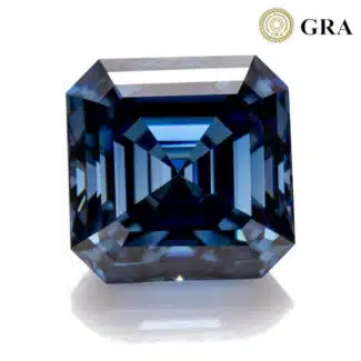 asscher cut blue moissanite 01