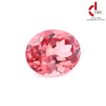 oval cut lab grown Padparadscha 05