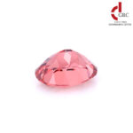 oval cut lab grown Padparadscha 06