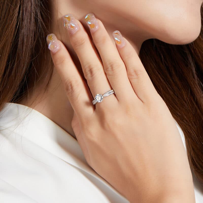 moissanite engagement ring m06a 06