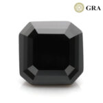 asscher cut black Moissanite 01