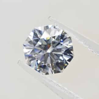 Octagon shape brilliant cut Moissanite 01