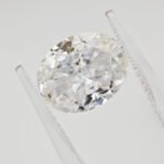 Oval shape crushed ice cut Moissanite 1 Oval shape crushed ice cut Moissanite 01