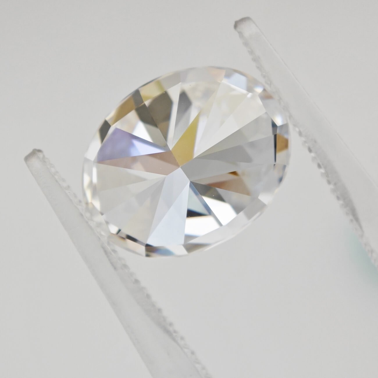 Oval shape crushed ice cut Moissanite 02 Oval shape crushed ice cut Moissanite 02