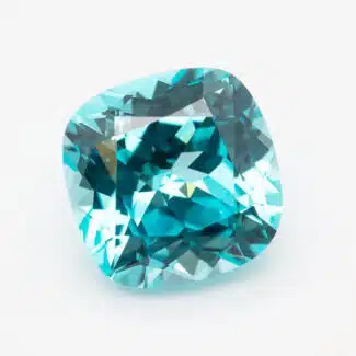 Cushion cut lab grown Paraiba 01