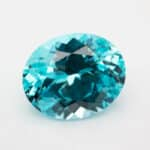 Oval cut lab grown Paraiba 02