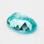 Oval cut lab grown Paraiba 04