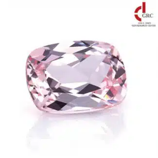 elongated cushion cut lab grown pink sapphire