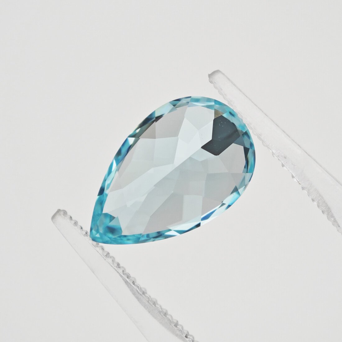pear cut lab grown Paraiba YAG 02 pear cut lab grown Paraiba YAG 02