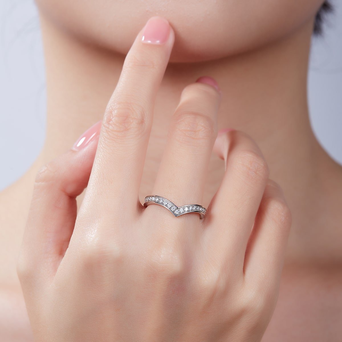 anello dell'eternità moissanite m38c 02