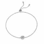 Bracelet-Moissanite-coupe-ronde-en forme de coeur-U48A-01