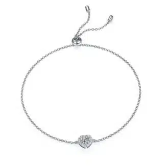 Bracciale con trifoglio luminoso Moissanite – ® EUROPE