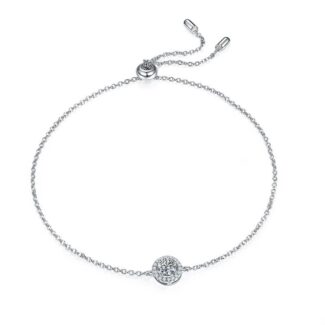 Luxury-halo-setting-round-cut-Moissanite-bracelet-U16A-01