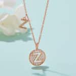 Alphabet Z Moissanite pendant 04