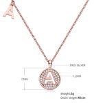 Moissanite pendant necklace OZMA