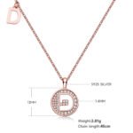 Colar pingente de moissanite OZMD