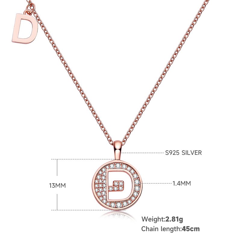 Colar pingente de moissanite OZMD