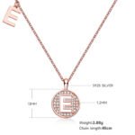 Moissanite pendant necklace OZME