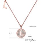 Halskette mit Moissanit-Anhänger OZML