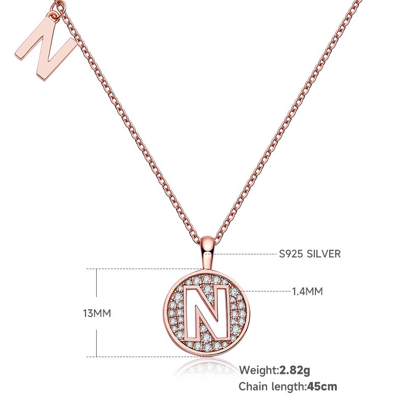 OZMN Moissanite pendant necklace OZMN