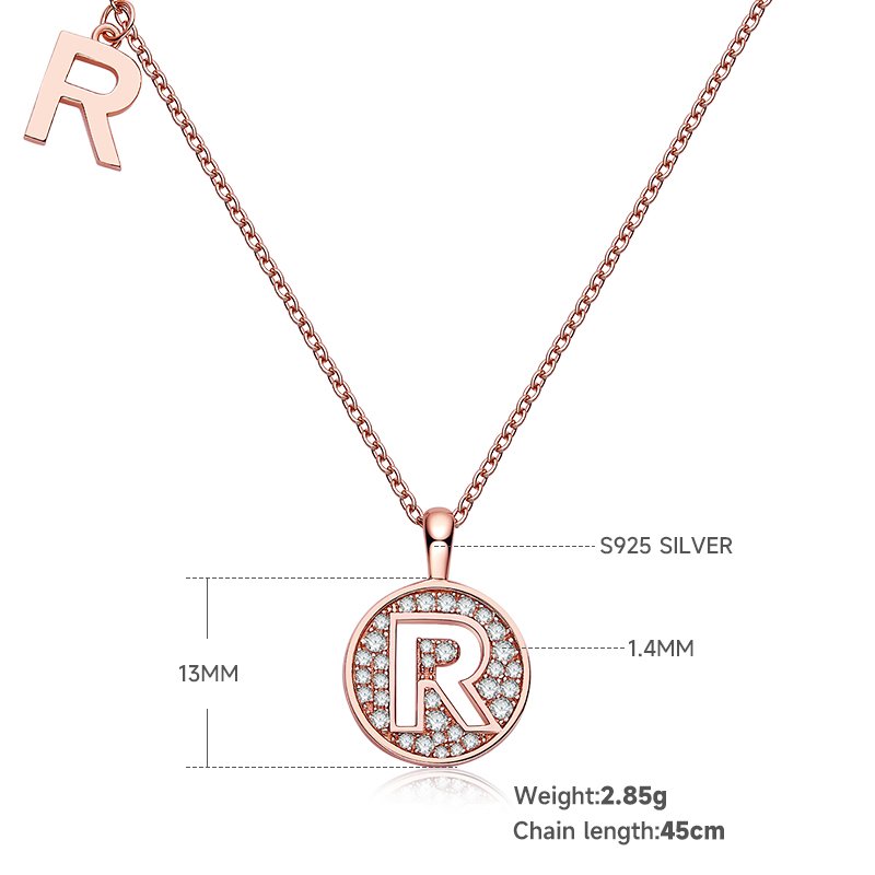 OZMR Moissanite pendant necklace OZMR