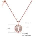 Moissanite pendant necklace OZMT