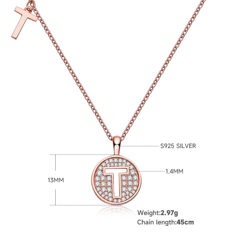 OZMT Moissanite pendant necklace OZMT