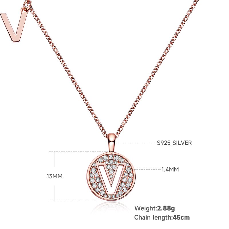 Moissanite pendant necklace OZMV