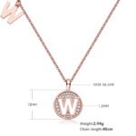 Moissanite pendant necklace OZMW
